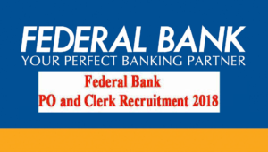Federal Bank PO Clerk Recruitment 